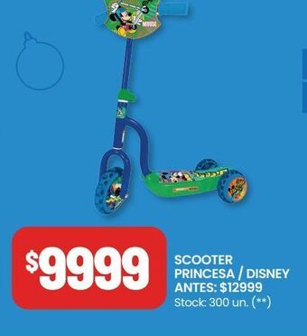 Changomas Scooter princesa/disney oferta