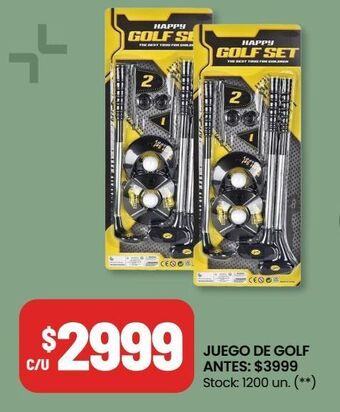 Changomas Juego de golf oferta