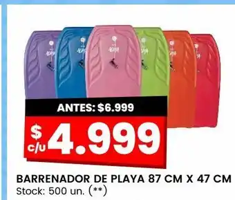 Changomas Barrenador de playa 87 cm x 47 cm oferta