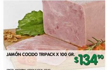 Jumbo Jamón cocido tripack 100g oferta