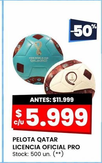 Changomas Pelota qatar licencia oficial pro oferta
