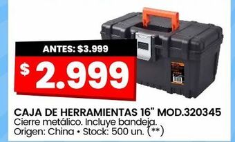 Changomas Caja de herramientas 16" mod.320345 oferta
