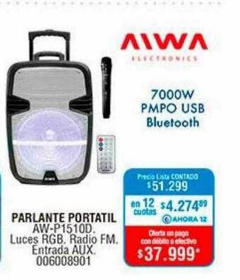 Perozzi Parlante portatil oferta