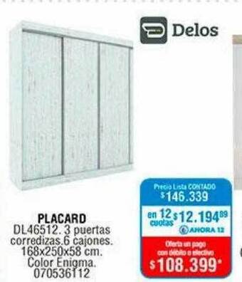 Perozzi Delos placard oferta