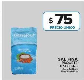 Carrefour Maxi Sal fina paquete oferta