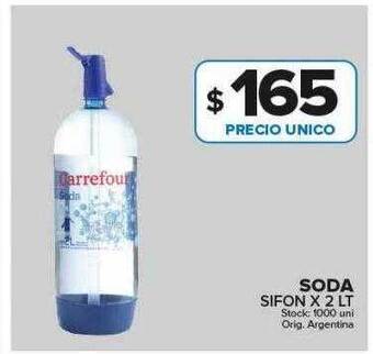 Carrefour Maxi Soda sifon oferta