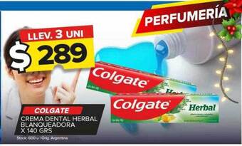 Carrefour Maxi Colgate crema dental herbal blanqueadora oferta
