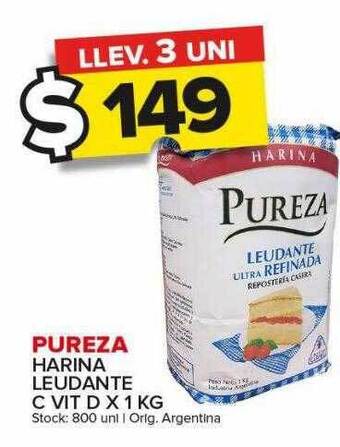Carrefour Maxi Pureza harina leudante c vit d oferta