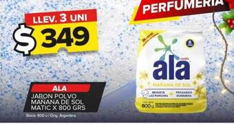 Carrefour Maxi Ala jabon polvo mañana de sol matic oferta