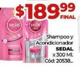 Diarco Shampoo y acondicionador sedal oferta