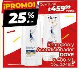 Diarco Shampoo y acondicionador dove oferta