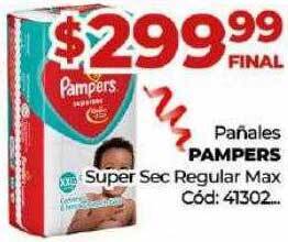 Diarco Pañales pampers super sec regular max oferta