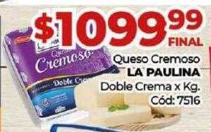 Diarco Queso cremoso la paulina doble crema oferta