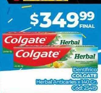 Diarco Dentifrico colgate herbal anticaries oferta