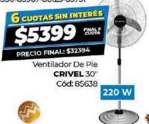 Diarco Ventilador de pie crivel 30 oferta