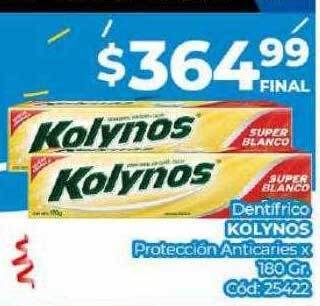 Diarco Dentifrico kolynos protección anticaries oferta