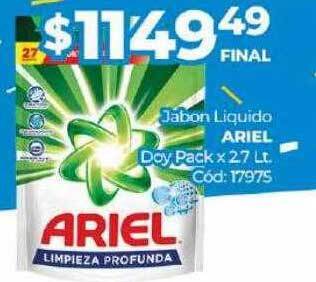 Diarco Jabon liquido ariel doy pack oferta