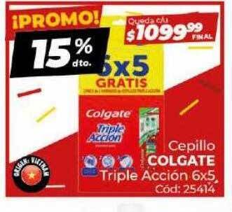 Diarco Cepillo colgate triple acción oferta