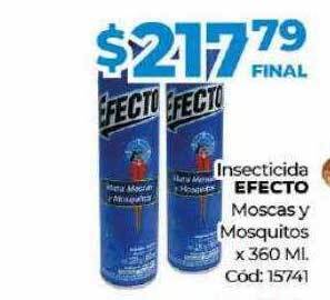 Diarco Insecticida efecto moscas y mosquitos oferta