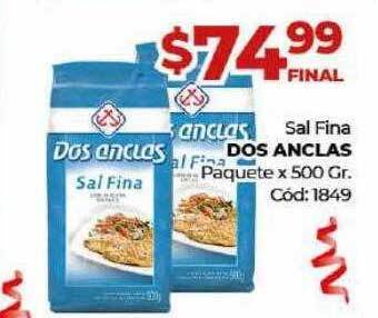 Diarco Sal fina dos anclas paquete oferta