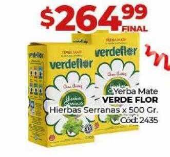 Diarco Yerba mate verde flor hierbas serranas oferta
