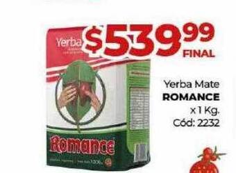 Diarco Yerba mate romance oferta