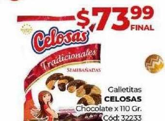 Diarco Galletitas celosas chocolate oferta