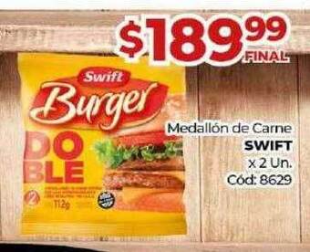Diarco Medallón de carne swift oferta