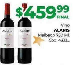 Diarco Vino alaris malbec oferta