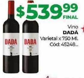 Diarco Vino dadá varietal oferta