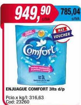 Maxiconsumo Enjuague comfort oferta