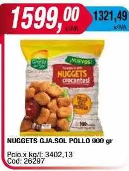 Maxiconsumo Nuggets gja. sol pollo oferta