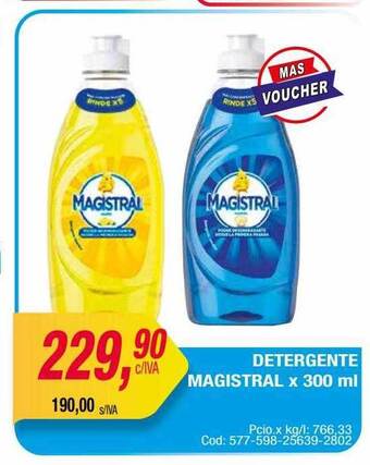 Maxiconsumo Detergente magistral oferta