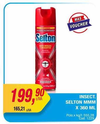 Maxiconsumo Insect. selton mmm oferta