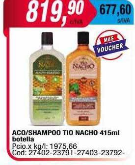 Maxiconsumo Aco shampoo tio nacho oferta