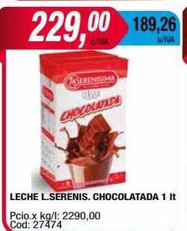 Maxiconsumo Leche l. serenis. chocolatada oferta