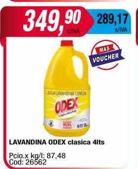 Maxiconsumo Lavandina odex clasica oferta
