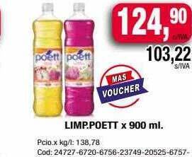 Maxiconsumo Limp. poett oferta