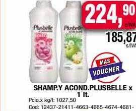 Maxiconsumo Shamp. y acond. plusbelle oferta