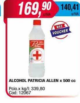 Maxiconsumo Alcohol patricia allen oferta