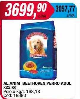 Maxiconsumo Al. anim beethoven perro adul oferta