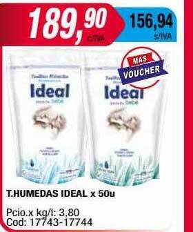 Maxiconsumo T. humedas ideal oferta