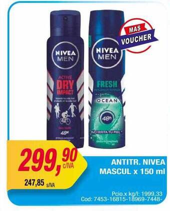 Maxiconsumo Antitr. nivea mascul oferta