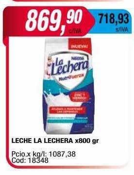 Maxiconsumo Leche la lechera oferta
