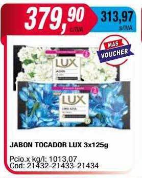 Maxiconsumo Jabon tocador lux oferta