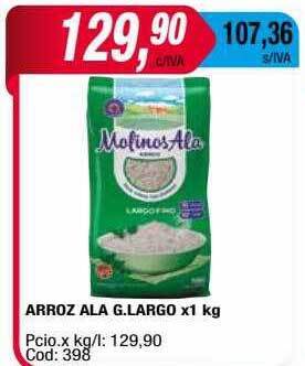 Maxiconsumo Arroz ala g. largo oferta