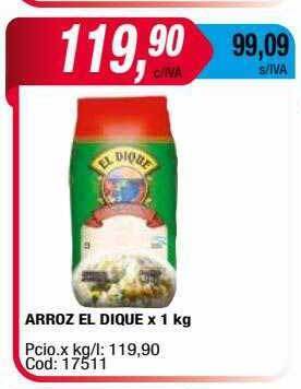 Maxiconsumo Arroz el dique oferta