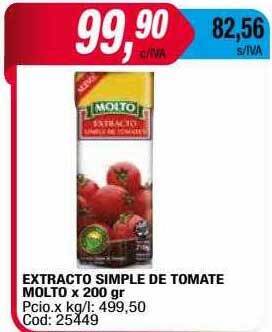 Maxiconsumo Extracto simple de tomate molto oferta