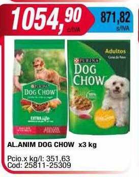 Maxiconsumo Al. anim dog chow oferta