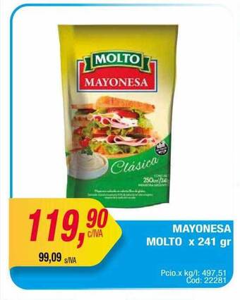 Maxiconsumo Mayonesa molto oferta